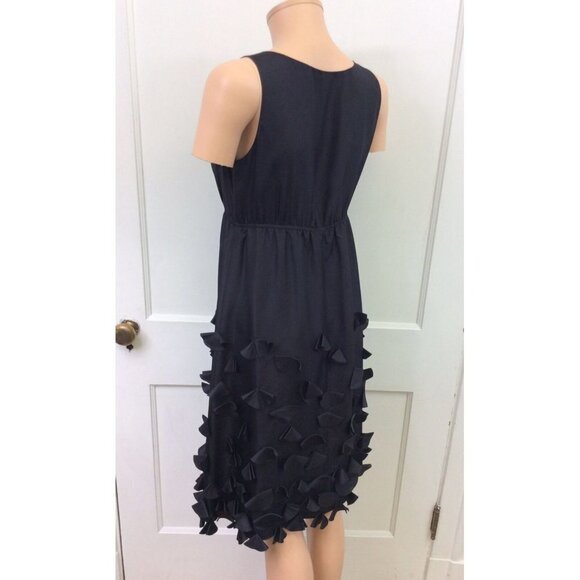 Garnet Hill Silk Dress Sleeveless Womens 4 - Picture 8 of 9